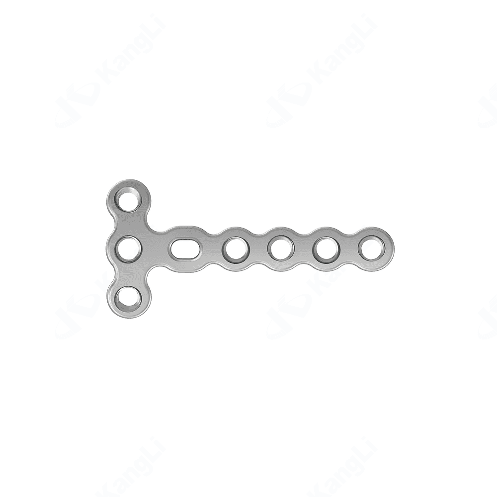 2.0 T-Type Locking Plate (Three Holes In The Head) • Kangli Orthopedics 2.0 T-Type Locking Plate (Three Holes In The Head)