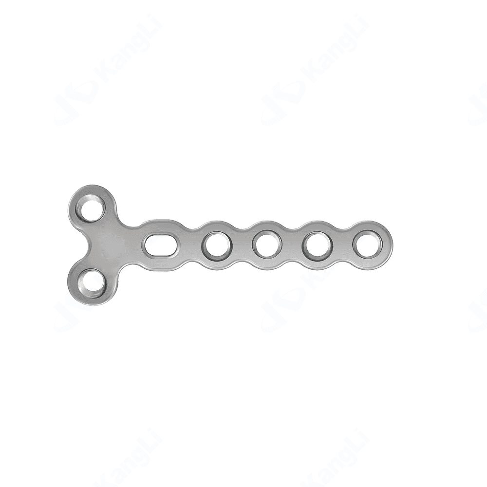 2.5 T-Type Locking Plate (Two Holes In The Head) • Kangli Orthopedics 2.5 T-Type Locking Plate (Two Holes In The Head)