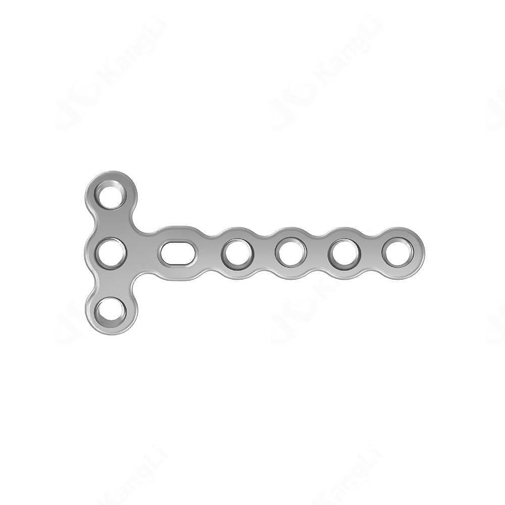 2.5 T-Type Locking Plate (Three Holes In The Head) • Kangli Orthopedics 2.5 T-Type Locking Plate (Three Holes In The Head)